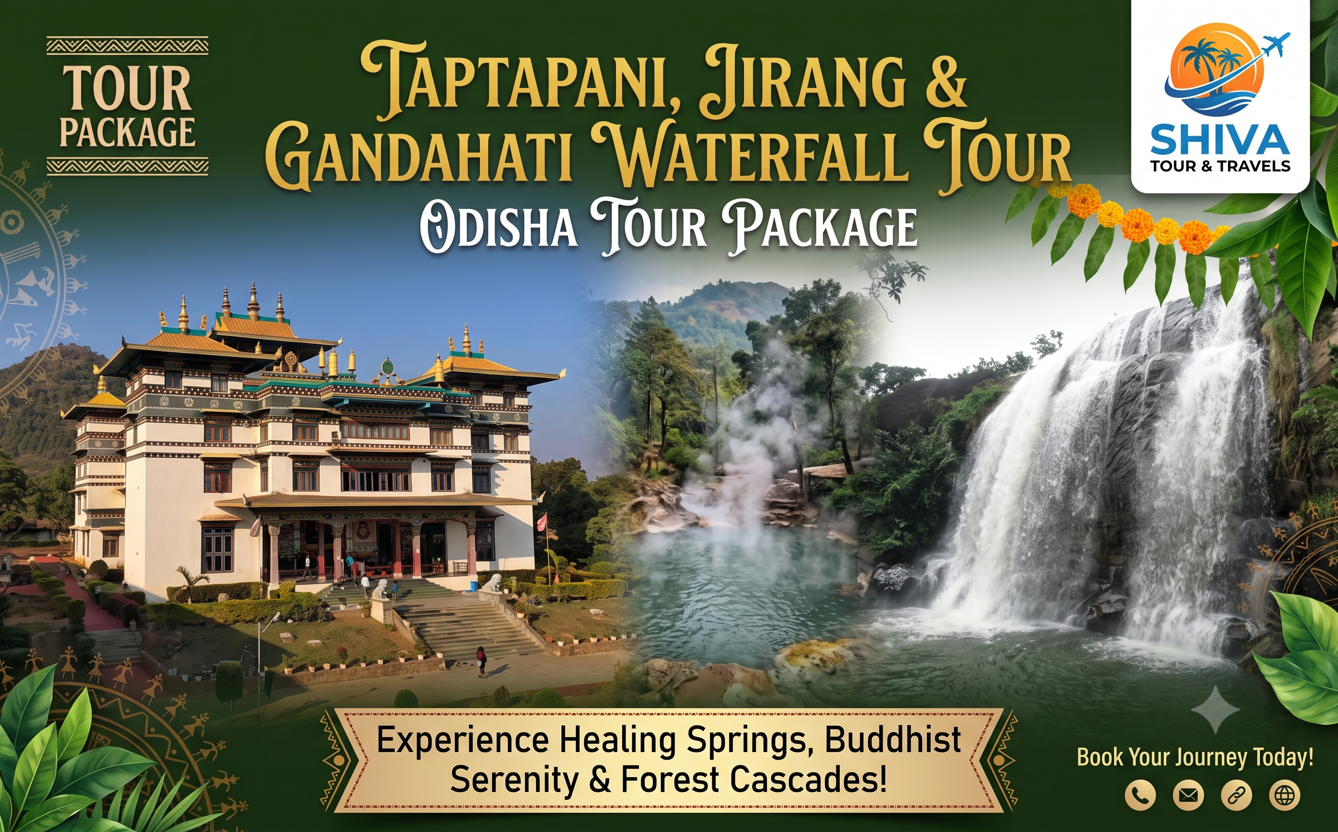 Taptapani Jirang Gandahati Tour
